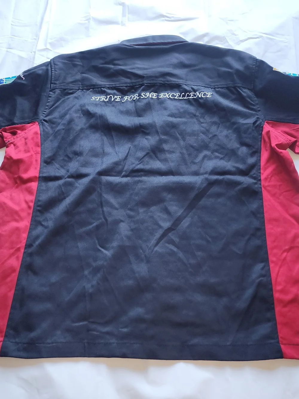 AMOLONGO Men's Industrial Work Shirt Black/ RED Size 3L New!!!!...